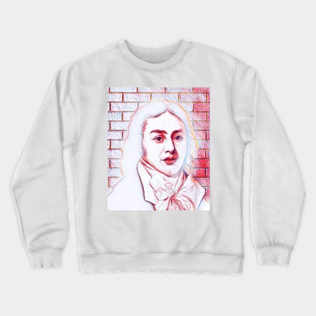 Samuel Taylor Coleridge Portrait | Samuel Taylor Coleridge Artwork | line art 4 Crewneck Sweatshirt by JustLit